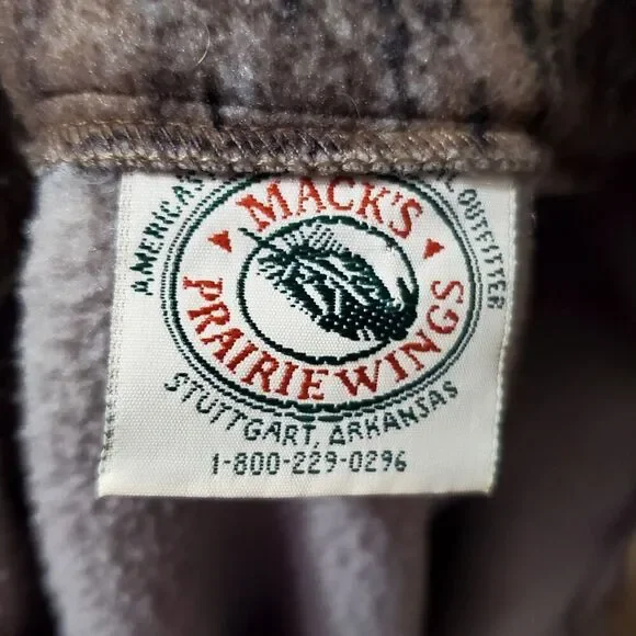 Macks Prairie Wings Mens Size XL Fleece Camo Vest - Picture 3 of 10